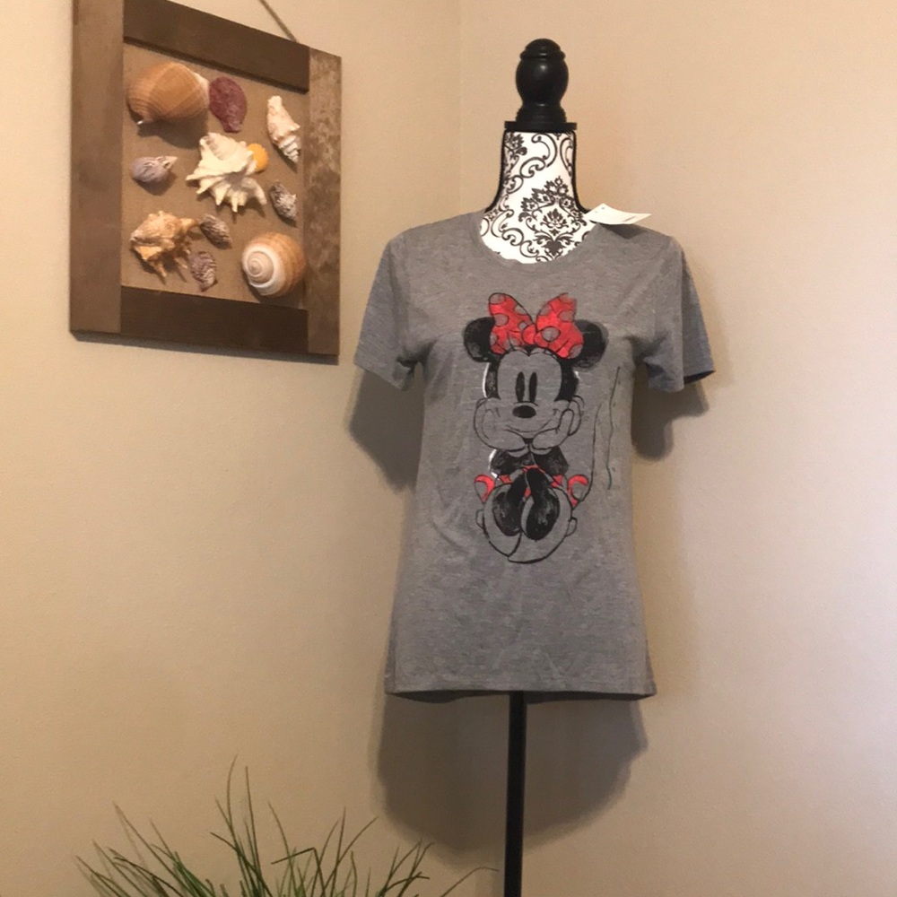 Minnie Mouse soft T shirt, flattering cute.